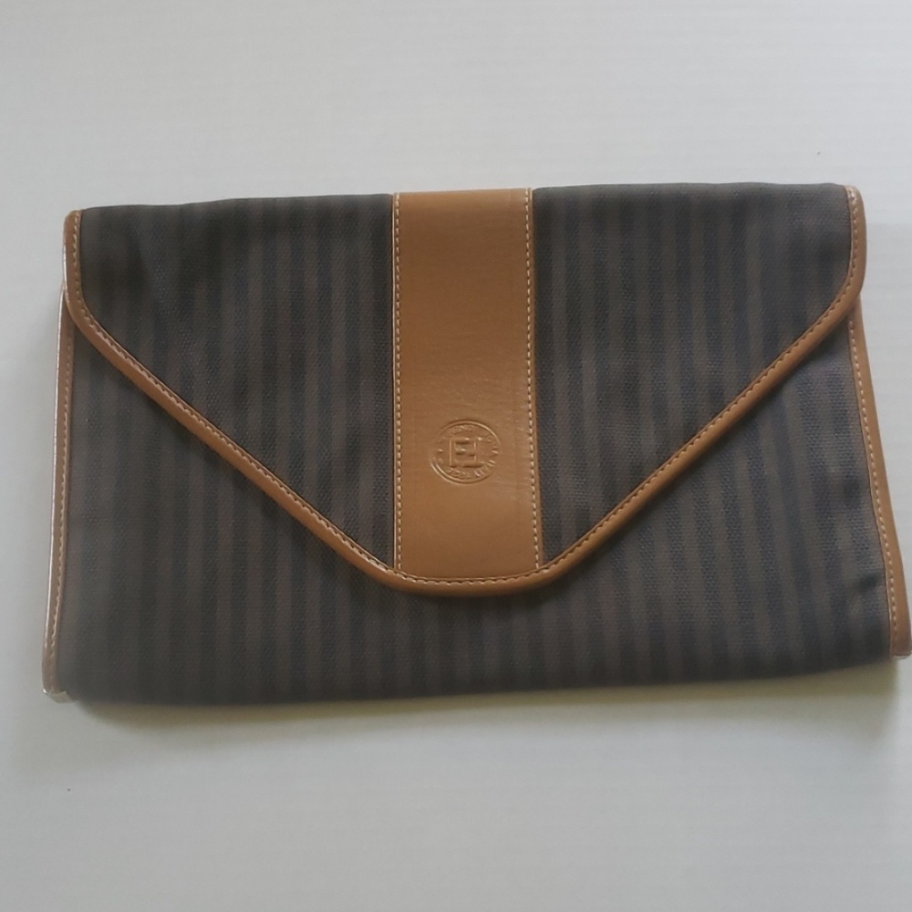 Vintage Fendi Envelope Clutch